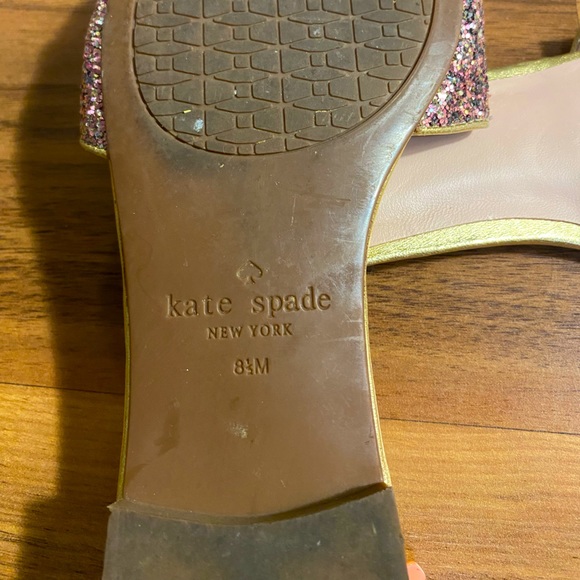Kate Spade glitter sandals, size 8.5 - Picture 6 of 6